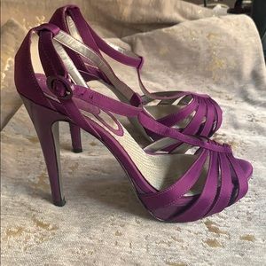 Charles by Charles David purple platform heels!